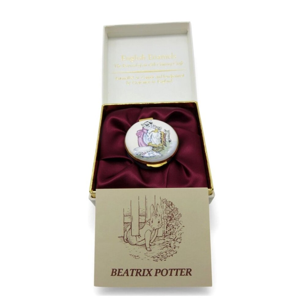 Beatrix Potter Tabitha Twitchit Miss Moppet Enamel Trinket Vintage